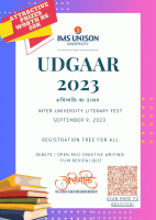 UDGAAR 2023 Inter-University Literature Fest Poster